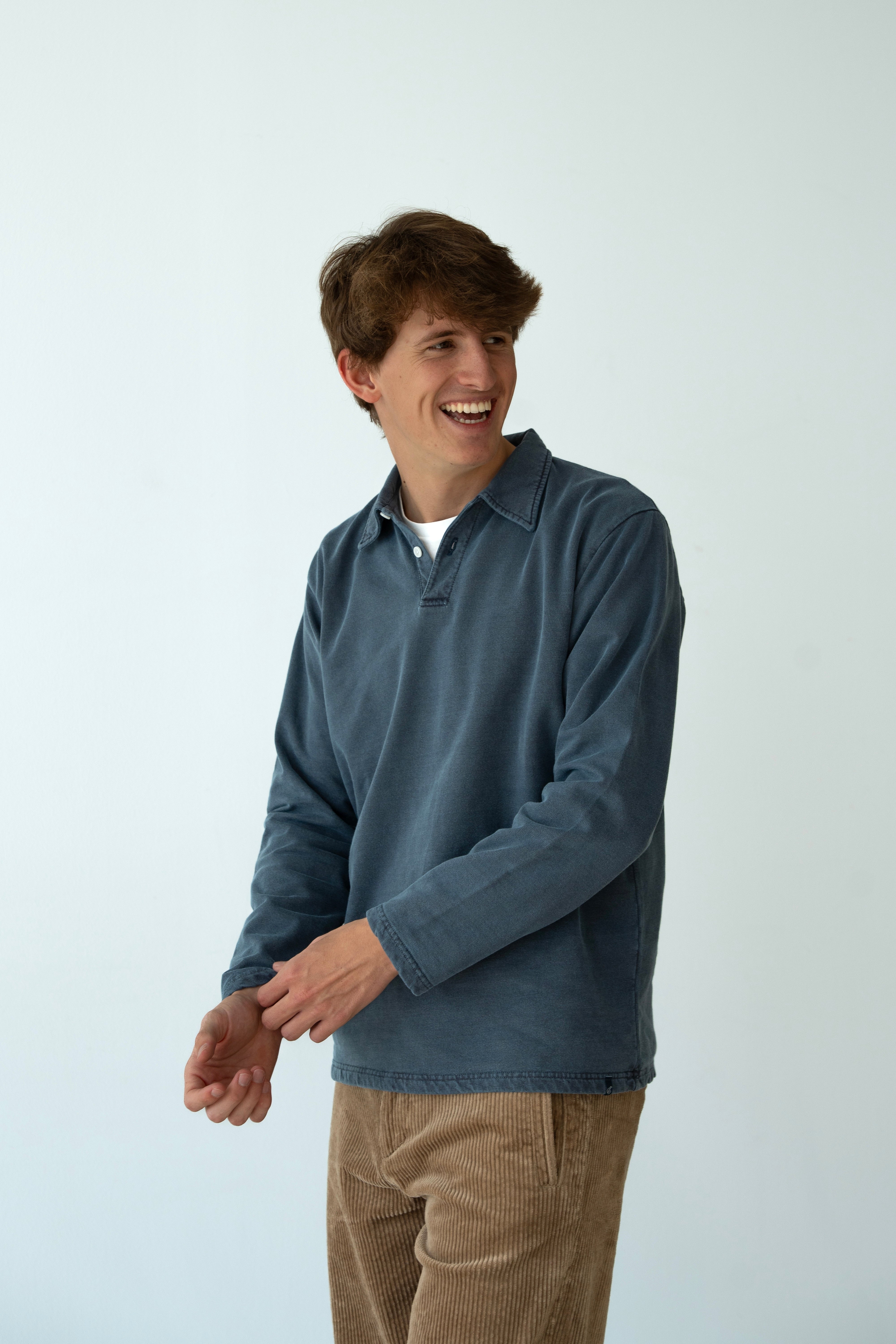 HEAVYWEIGHT LONG SLEEVE POLO